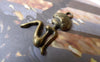 Accessories - 20 Pcs Of Antique Bronze Lovely Mushroom Lady Charms 22mm A6573