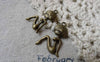 Accessories - 20 Pcs Of Antique Bronze Lovely Mushroom Lady Charms 22mm A6573