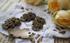 Accessories - 20 Pcs Of Antique Bronze Lovely Owl Charms 11.5x20mm A147