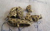 Accessories - 20 Pcs Of Antique Bronze Lovely Panties Underwear Charms 7x14mm A1916