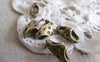 Accessories - 20 Pcs Of Antique Bronze Lovely Panties Underwear Charms 7x14mm A1916