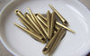 Accessories - 20 Pcs Of Antique Bronze Lovely Pin Spikes Charms 5x34mm A4762
