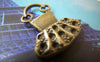 Accessories - 20 Pcs Of Antique Bronze Lovely Princess Dress Charms 22x24mm A569