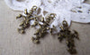 Accessories - 20 Pcs Of Antique Bronze Lovely Scarecrow Charms 15x24mm A298