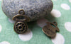 Accessories - 20 Pcs Of Antique Bronze Lovely Telephone Charms 12x17.5mm A335