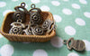 Accessories - 20 Pcs Of Antique Bronze Lovely Telephone Charms 12x17.5mm A335