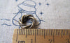Accessories - 20 Pcs Of Antique Bronze Lovely Twisted Coiled Ring 11mm A2374
