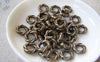 Accessories - 20 Pcs Of Antique Bronze Lovely Twisted Coiled Ring 11mm A2374
