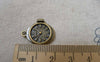 Accessories - 20 Pcs Of Antique Bronze Mechanical Watch Clock Charms Pendants 12x20mm A7339