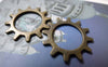 Accessories - 20 Pcs Of Antique Bronze Mechanical Watch Movement Gear Charms Pendants 20mm A6541
