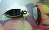 Accessories - 20 Pcs Of Antique Bronze Motor Boat Fishing Boat Charms 8x22mm A948