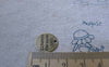 Accessories - 20 Pcs Of Antique Bronze Oval Charms Pendants 13x15mm A7598