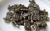 Accessories - 20 Pcs Of Antique Bronze Owl Charms Double Sided 13x20mm A109