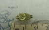 Accessories - 20 Pcs Of Antique Bronze Owl Charms Double Sided 9x18mm A5980