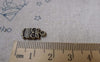 Accessories - 20 Pcs Of Antique Bronze Owl Charms Double Sided Small Size 7x12mm A6093