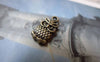Accessories - 20 Pcs Of Antique Bronze Owl Charms Double Sided Small Size 7x12mm A6093