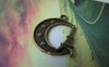 Accessories - 20 Pcs Of Antique Bronze Paris Eiffel Tower Cresent Moon Star Charms 17x22mm A4683