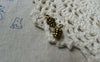 Accessories - 20 Pcs Of Antique Bronze Pineal Pinecones Charms Pendants 5x15mm A5583