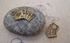 Accessories - 20 Pcs Of Antique Bronze Poker Cards Royal Flush Charms 13x20mm A5197