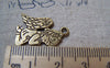 Accessories - 20 Pcs Of Antique Bronze Praying Angel Charms 16x24mm Double Sided A5794