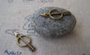 Accessories - 20 Pcs Of Antique Bronze Ring Arrow Charms 13x28mm A2318