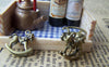 Accessories - 20 Pcs Of Antique Bronze Rocking Horse Charms 15x15mm A3399