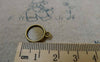 Accessories - 20 Pcs Of Antique Bronze Round Base Settings Pendant Double Sided Match 10mm Cabochon A5648