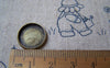 Accessories - 20 Pcs Of Antique Bronze Round Bezel Base Settings Match 14mm Cab A5011