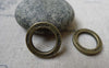 Accessories - 20 Pcs Of Antique Bronze Round Ring Charms 20mm A6099
