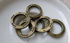 Accessories - 20 Pcs Of Antique Bronze Round Ring Charms 20mm A6099