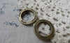 Accessories - 20 Pcs Of Antique Bronze Round Ring Charms 20mm A6099