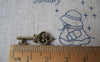 Accessories - 20 Pcs Of Antique Bronze Skeleton Key Heart Key Charms 9x21mm A4652