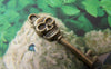 Accessories - 20 Pcs Of Antique Bronze Skull Key Charms 8x28mm A195