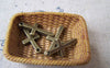 Accessories - 20 Pcs Of Antique Bronze Smooth Cross Charms 9x19mm A3449