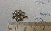 Accessories - 20 Pcs Of Antique Bronze Spider On The Net Charms 17x21mm A6486