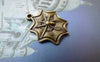Accessories - 20 Pcs Of Antique Bronze Spider On The Net Charms 17x21mm A6486