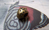 Accessories - 20 Pcs Of Antique Bronze Strawberry Large Hole Beads 8x12mm A5802