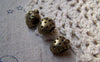 Accessories - 20 Pcs Of Antique Bronze Strawberry Large Hole Beads 8x12mm A5802