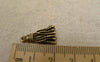 Accessories - 20 Pcs Of Antique Bronze Tassel Charms 12x21mm A7415