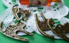 Accessories - 20 Pcs Of Antique Bronze Textured Angry Cat Charms 18x26mm A665