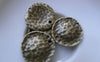 Accessories - 20 Pcs Of Antique Bronze Textured Irregular Connectors  20mm A7601