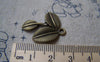 Accessories - 20 Pcs Of Antique Bronze Three Leaf Branch Charms 24x26mm A5777