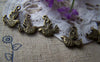 Accessories - 20 Pcs Of Antique Bronze Tiny Bird Charms 10x11mm A276
