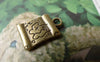 Accessories - 20 Pcs Of Antique Bronze Treasure Map Charms 9x19mm A6906