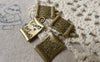 Accessories - 20 Pcs Of Antique Bronze Treasure Map Charms 9x19mm A6906