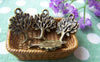 Accessories - 20 Pcs Of Antique Bronze Tree Charms 16x20mm A458