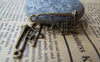 Accessories - 20 Pcs Of Antique Bronze Trumpet Music Instrument Charms 14x34mm A1700
