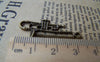 Accessories - 20 Pcs Of Antique Bronze Trumpet Music Instrument Charms 14x34mm A1700