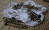 Accessories - 20 Pcs Of Antique Bronze Trumpet Music Instrument Charms 14x34mm A1700