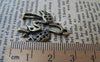 Accessories - 20 Pcs Of Antique Bronze Two Crane Birds Charms 22x24mm A247